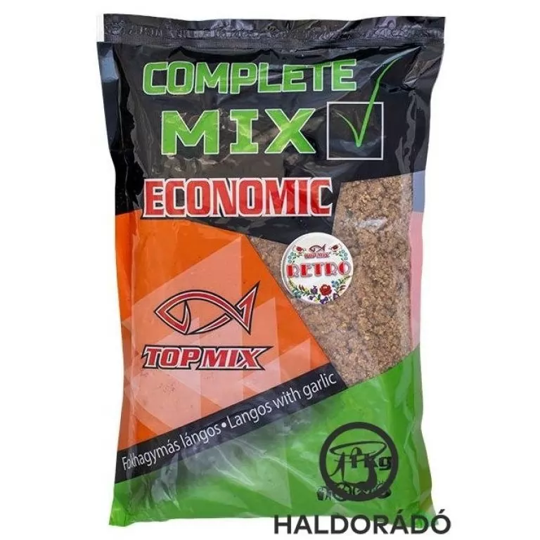 TOP MIX Economic Complete-Mix használatra kész etetőanyag - Fokhagymás lángos / 1