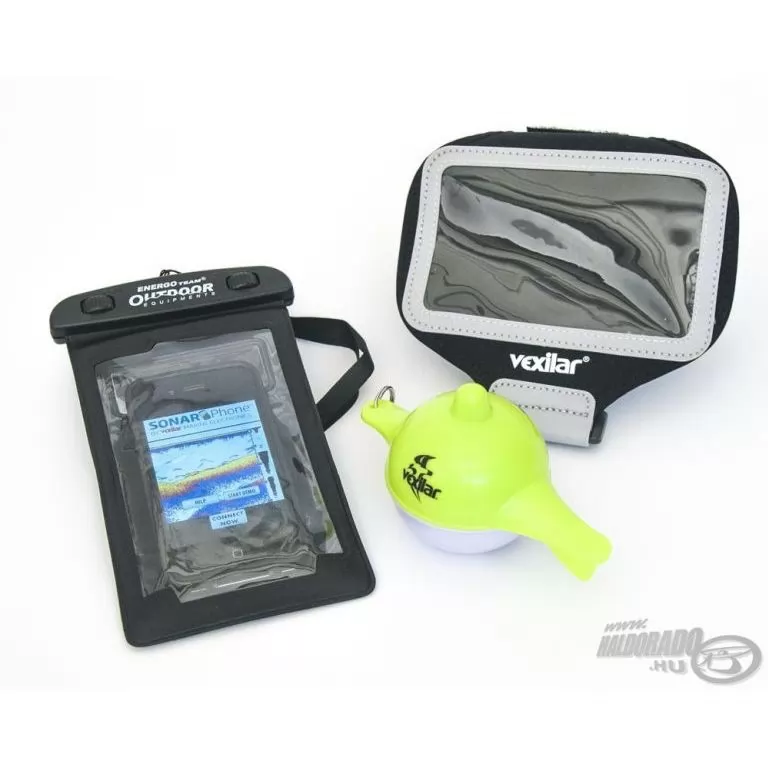 VEXILAR Sonar Phone 100 T-Pod WiFi halradar + ajándék vízhatlan tok