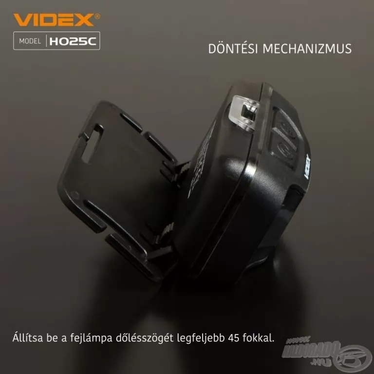 VIDEX VLF-H025C Akkumulátoros Fejlámpa / 9